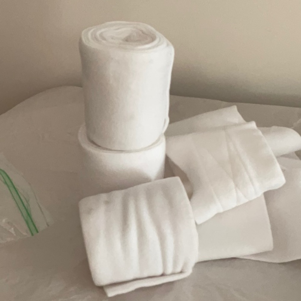 Fleece polo wraps in excellent condition